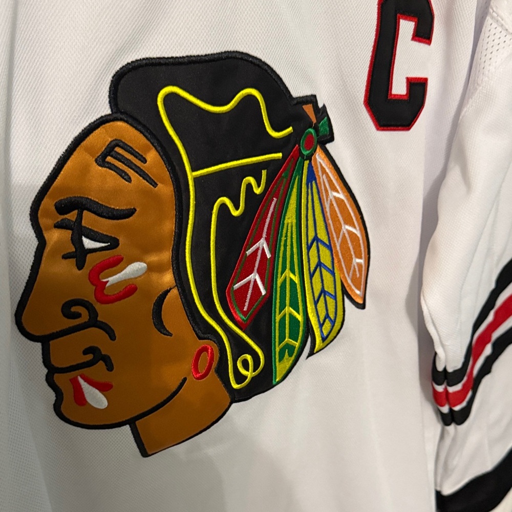 Adidas White blackhawks Jersey TOEWS #19. NWT - Picture 5 of 13